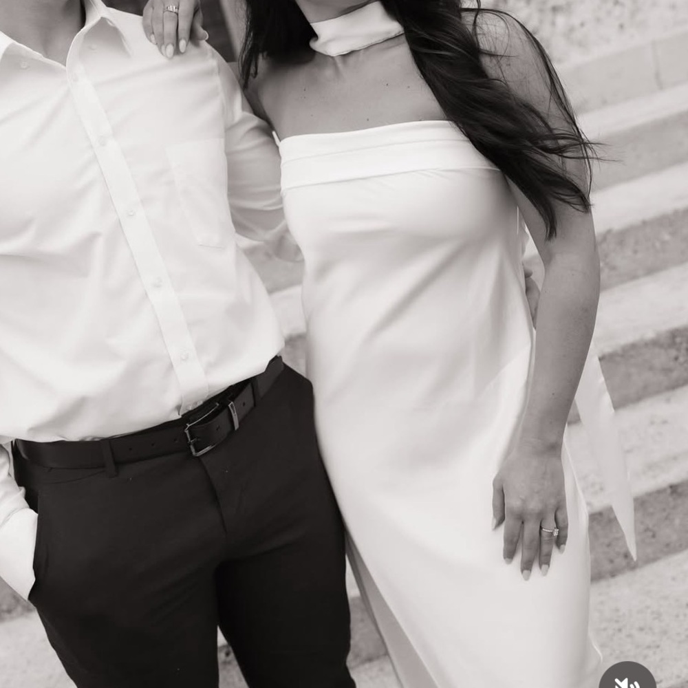 Stylish Off-Shoulder White Dress